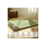 LowPurr Green Plaid Bolster Mat Cat Bed for Warm Naps product image 1