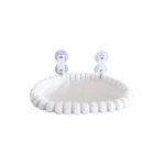 LowPurr Plush Window Hammock Cat Bed with Suction Mounts - 52 x 30 cm