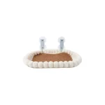LowPurr Plush Window Hammock Cat Bed with Suction Mounts - 50 x 30 cm