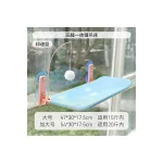 LowPurr Blue Window Shelf Cat Hammock with Soft Flat Surface - gray