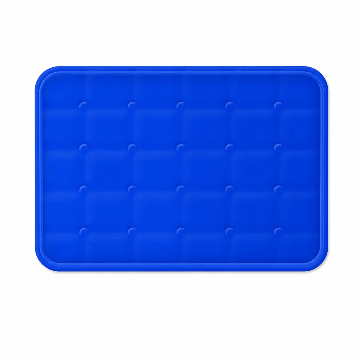LowPurr Blue Cooling Cat Mat for Large Indoor Lounging LowPurr Blue Cooling Cat Mat for Large Indoor Lounging white background product photo